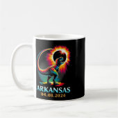Arkansas Totality Total Solar Eclipse 2024 T Rex D Kaffeetasse (Links)