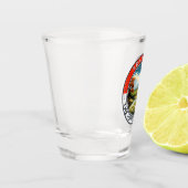 Arkansas Travel Art Abzeichen Schnapsglas (Links)