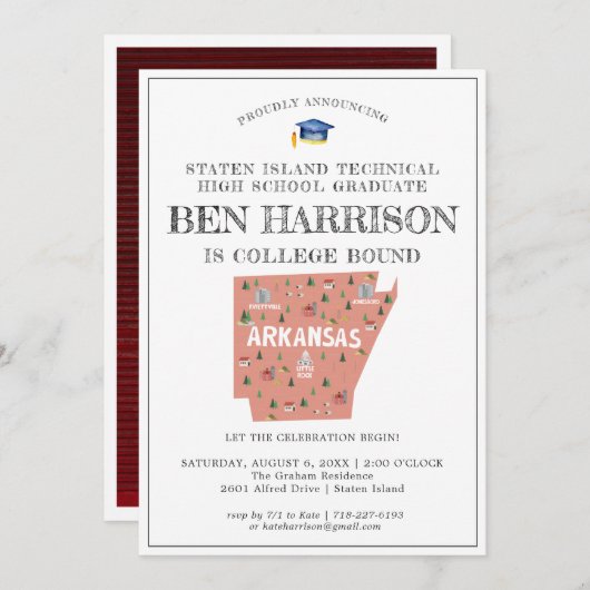 Arkansas | Uni Bound Graduation Party (Vorne/Hinten)