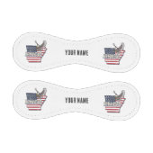 Arkansas United Staaten Retro Map Vintag USA Baseball (Paneele)