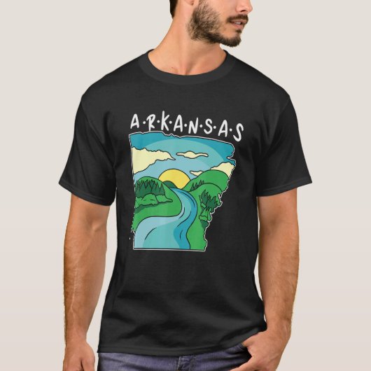 Arkansas US Staat Vacation T-Shirt (Vorderseite)