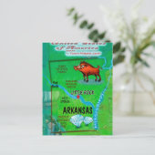 Arkansas USA Card Postkarte (Stehend Vorderseite)
