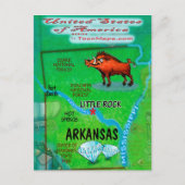 Arkansas USA Card Postkarte (Vorderseite)