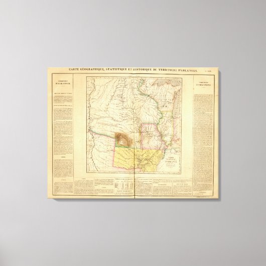 Arkansas USA Leinwanddruck (Vorderseite)