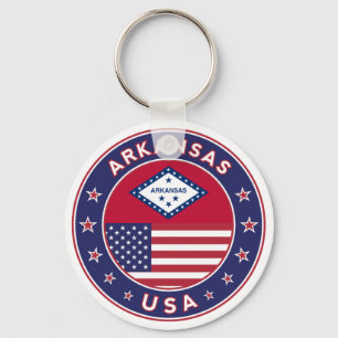 Arkansas, USA, states Schlüsselanhänger