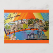 Arkansas Vintage Karte Postkarte (Vorderseite)
