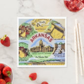 Arkansas Wahrzeichen Party Serviette (Beispiel)