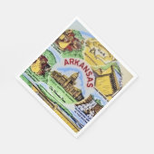 Arkansas Wahrzeichen Party Serviette (Ecke)