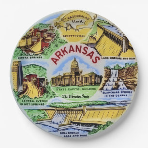 Arkansas Wahrzeichen Party Teller