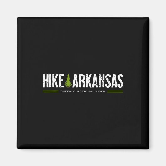 Arkansas Wanderung Buffalo National River Baum Ret Magnet (Vorne)