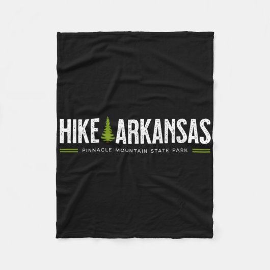 Arkansas Wanderung Pinnacle Mountain State Park Re Fleecedecke (Vorderseite)