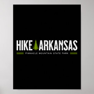 Arkansas Wanderung Pinnacle Mountain State Park Re Poster