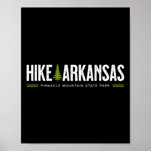 Arkansas Wanderung Pinnacle Mountain State Park Re Poster (Vorne)