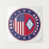 Arkansas Wandteppich (Vorderseite (Horizontal))