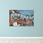 Arkansas (Wasserfallszene) - Große Briefszenen Leinwanddruck (Insitu (Holzboden))