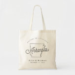 Arkansas Wedding Welcome Tote Bag Tragetasche<br><div class="desc">Die Tasche Arkansas ist ideal,  um die Gäste der Stadt zu Ihrer Hochzeit zu empfangen! Packen Sie es mit lokalen Goodies für ein extra lustiges Willkommenspaket.</div>