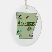 Arkansas-Weihnachtsbaum-Verzierung Keramikornament (Rechts)