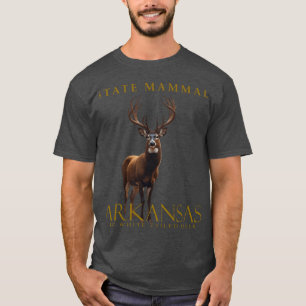 Arkansas Weißschwanzhirsch-Design T-Shirt