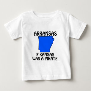 Arkansas - Wenn Kansas ein Pirat wäre Baby T-shirt