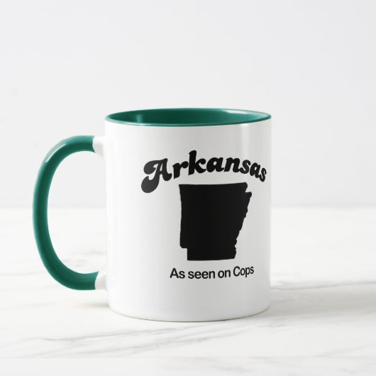 Arkansas - wie auf Polizisten gesehen Tasse (Links)