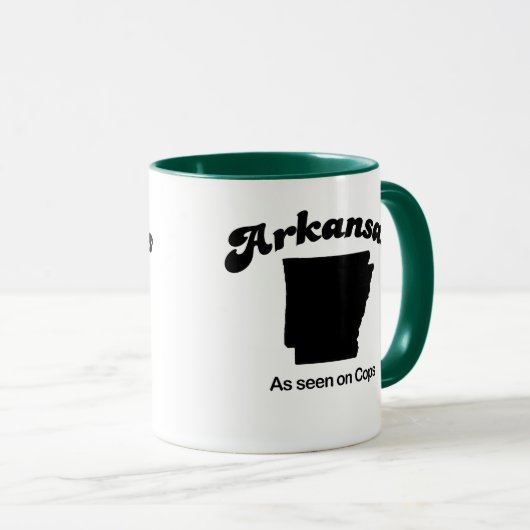 Arkansas - wie auf Polizisten gesehen Tasse (VorderseiteRechts)