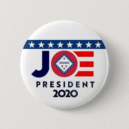 Arkansas will Joe 2020 Button (Vorderseite)