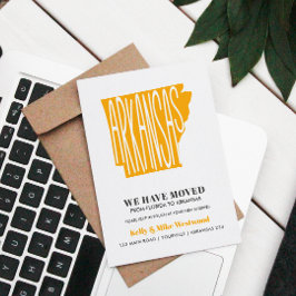 ARKANSAS Wir haben neue Adresse Neue Zuhause versc Postkarte