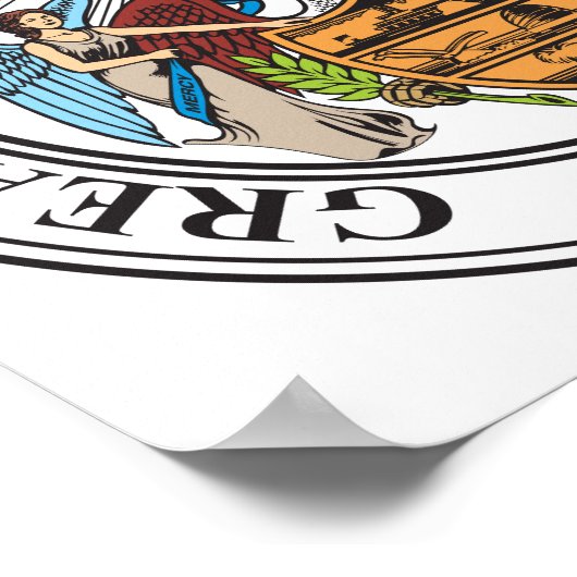 Arkansas-Zeichen Poster (Ecke)