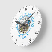 Arkansas-Zeichen Runde Wanduhr (Winkel)