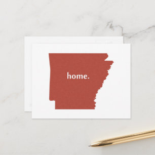 Arkansas Zuhause Red Postkarte