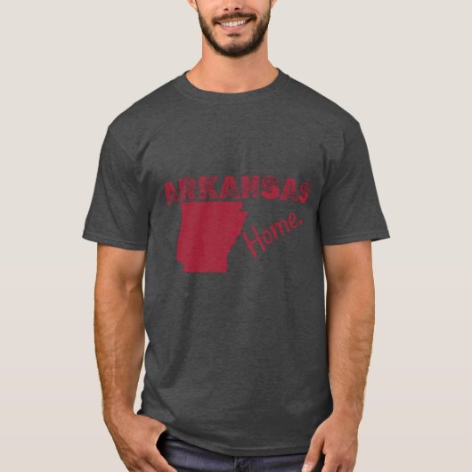 Arkansas Zuhause Vintag T-Shirt (Vorderseite)
