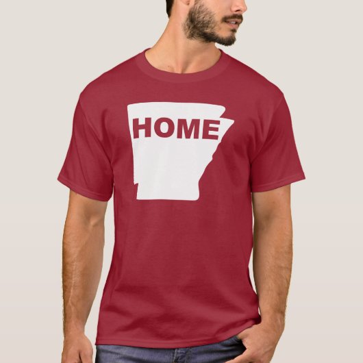 Arkansas Zuhause weg vom Staat T - Shirt T-Shirts (Vorderseite)