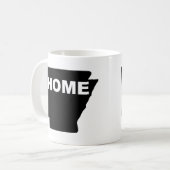 Arkansas Zuhause weg von der Tasse des Staat oder  (Vorderseite Links)