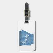 Arkansas Zuhause Wood Grain Gepäckanhänger (Vorderseite vertikal)