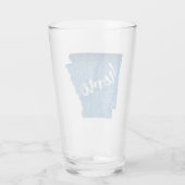 Arkansas Zuhause Wood Grain Glas (Rückseite)