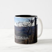 Arkansas Zweifarbige Tasse (VorderseiteRechts)