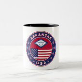 Arkansas Zweifarbige Tasse (Mittel)