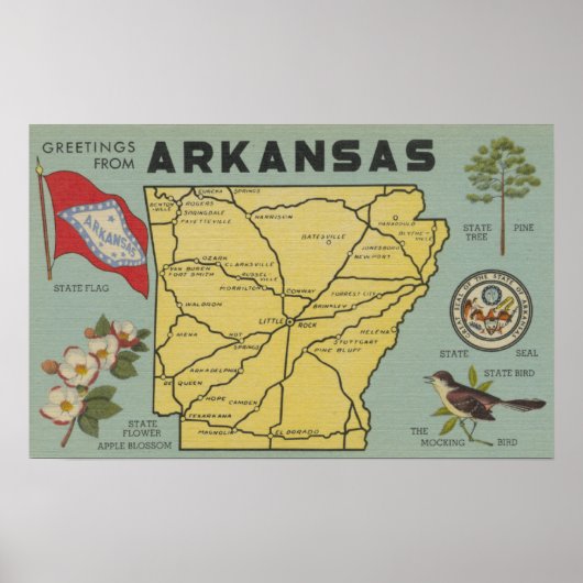 ArkansasGroße BuchstabenszenenArkansas Poster (Vorne)