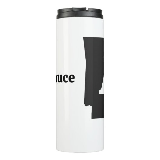 Arkansauce Thermosbecher (Rückseite)