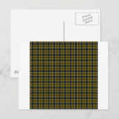 Arkanzas Staat Tartan Postkarte (Vorne/Hinten)