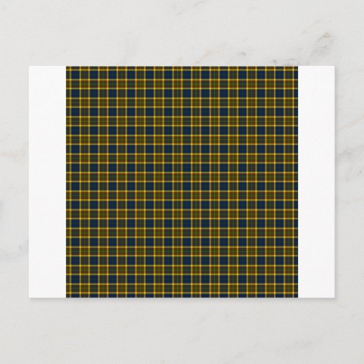 Arkanzas Staat Tartan Postkarte (Vorderseite)