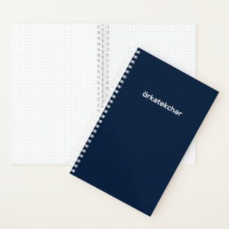 Arketekcher Spiral Dot Notebook Notizblock