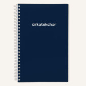 Arketekcher Spiral Dot Notebook Notizblock (Vorderseite)