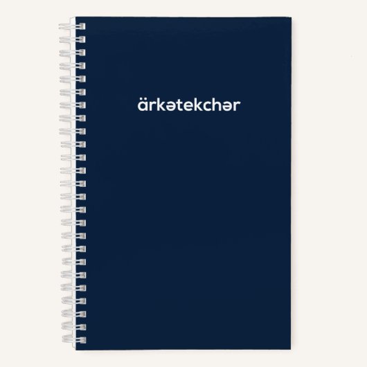 Arketekcher Spiral Dot Notebook Notizblock (Vorderseite)