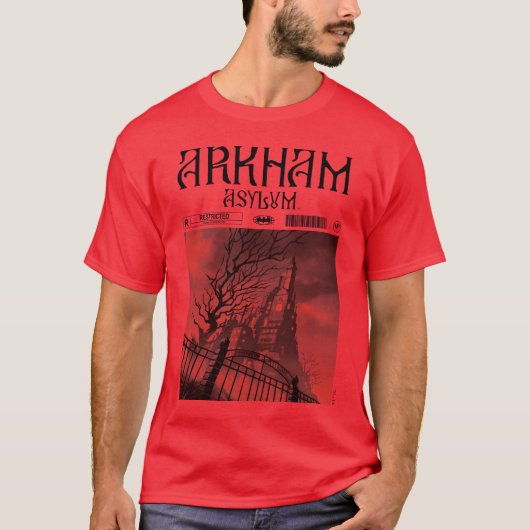 Arkham Asyl: Beschränkungen T-Shirt (Vorderseite)