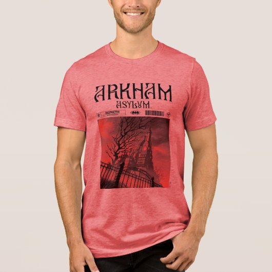 Arkham Asyl: Beschränkungen Tri-Blend Shirt (Vorderseite)