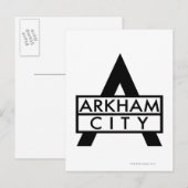 Arkham City Icon Postkarte (Vorne/Hinten)