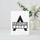 Arkham City Icon Postkarte (Stehend Vorderseite)