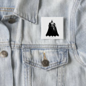 Arkham City | Schwarz-Weiß-Pose Batman Button (Beispiel)