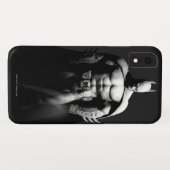 Arkham City | Schwarz-Weiß-Pose Batman Case-Mate iPhone Hülle (Rückseite (Horizontal))